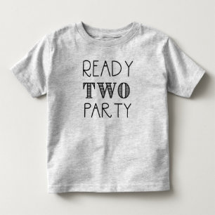 T-shirt d'anniversaire pour deux fêtes