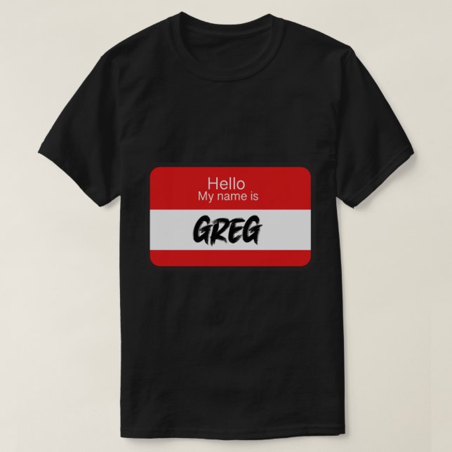 T-shirt Danny Gonzalez Greg (Design devant)