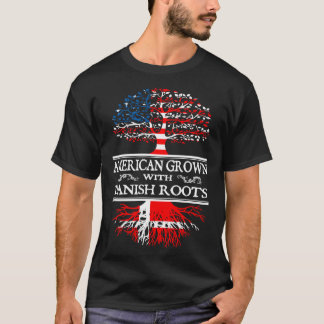 T-shirt danois - Américain développé avec les racines