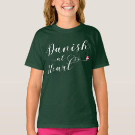 T-shirt Danois Au Coeur, Danemark