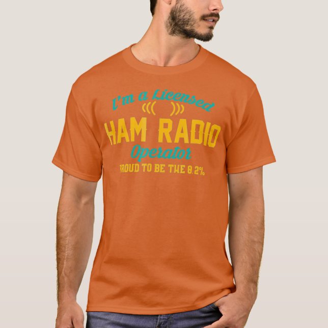 T-shirt Dans A Licensed Ham Radio Operator Funny (Devant)