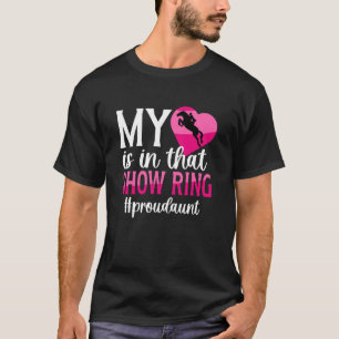 T-shirt Dans ce ring de show horse, tante équestre Tante