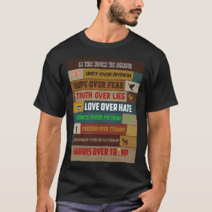 T-shirt Dans Cette Assemblée, Nous Croyons À Harris Sur Tr