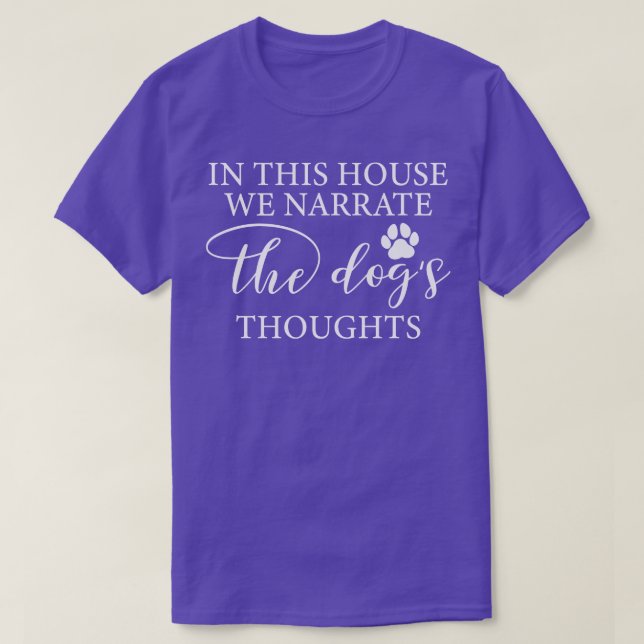 T-shirt Dans Cette Chambre, Nous Racontons Les Pensées Des (Design devant)