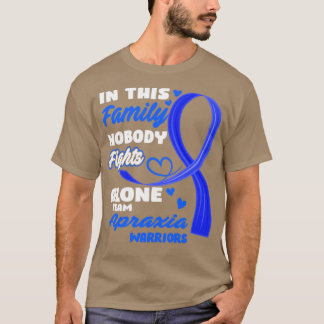 T-shirt Dans Cette Famille Personne ne combat seul Équipe