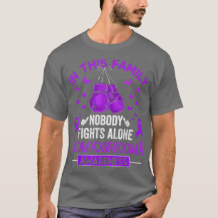 T-shirt Dans cette famille personne ne combat seul Leiomyo