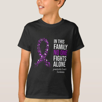 T-shirt Dans Cette Famille, Personne ne combat seul Pancre