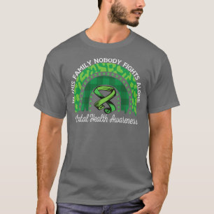 T-shirt Dans Cette Famille, Personne ne combat seul Santé 