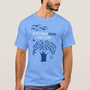 T-shirt Dans cette famille, personne ne combat seul T-shir