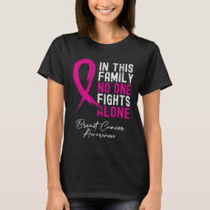 T-shirt Dans Cette Famille, Personne Ne Lutte Seul Cancer