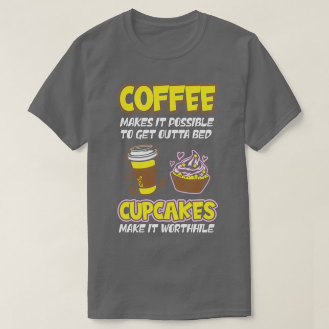 T-shirt Dans Coffee nous faisons confiance à l'amoureux du (Design devant)
