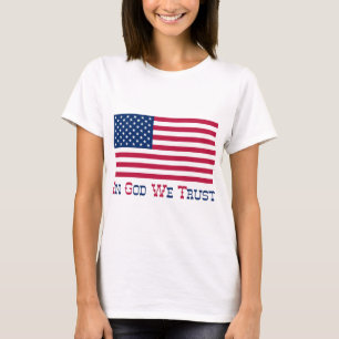 T-shirt Dans Dieu nous faisons confiance