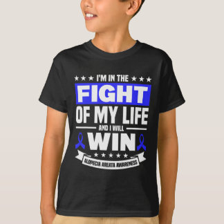 T-shirt Dans La Lutte De Ma Vie Soutien Alopecia Sensibili
