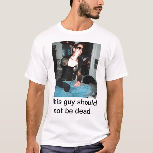 T-shirt Dans la mémoire affectueuse des os 10 (Devant)