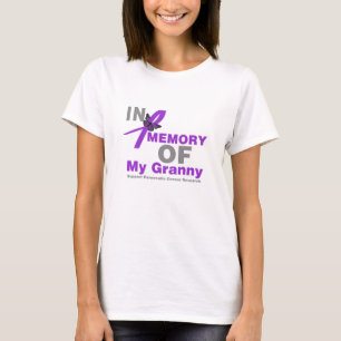 T-shirt Dans la mémoire de mon Cancer pancréatique de