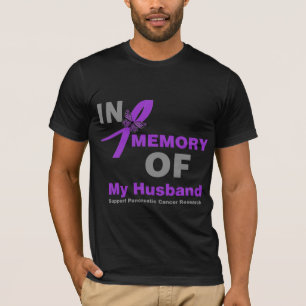 T-shirt Dans la mémoire de mon Cancer pancréatique de ma