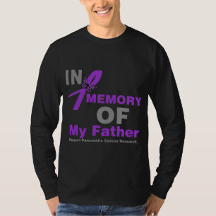 T-shirt Dans la mémoire de mon Cancer pancréatique de p