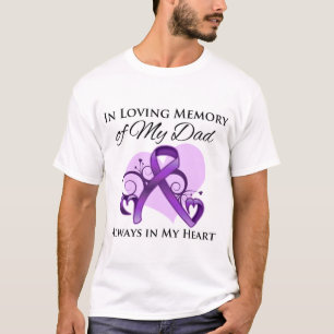 T-shirt Dans la mémoire de mon papa - Cancer pancréatiqu