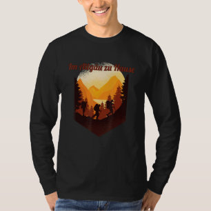 T-shirt Dans L'Allgäu À La Maison Montagnes Randonnées Vac