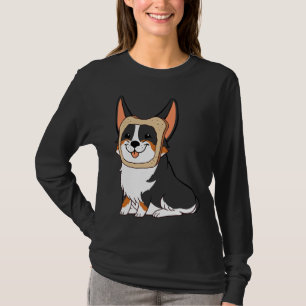 T-shirt Dans le Corgi de pain noir