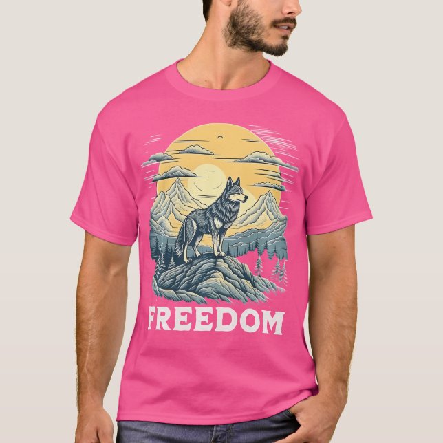 T-shirt Dans Le Randonnée De Camping Aux Etats-Unis (Devant)