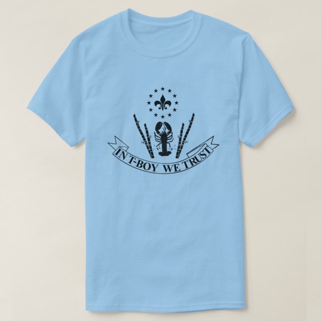 T-shirt Dans le T-Garçon nous faisons confiance au tee - (Design devant)