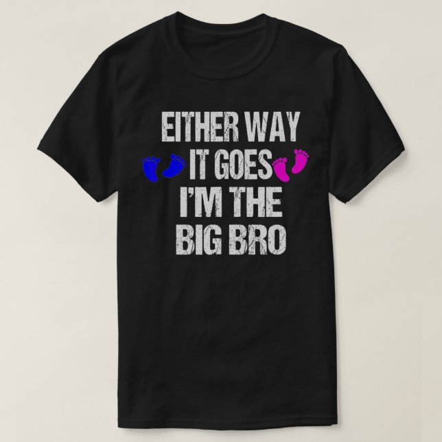T-shirt dans les deux sens, je suis les grands bro shirts (Design devant)
