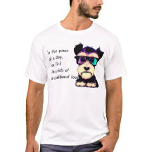 Dans les pattes d'un chien