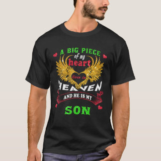 T-shirt Dans Les Souvenirs De Mon Fils Mon Ange Gardien Au