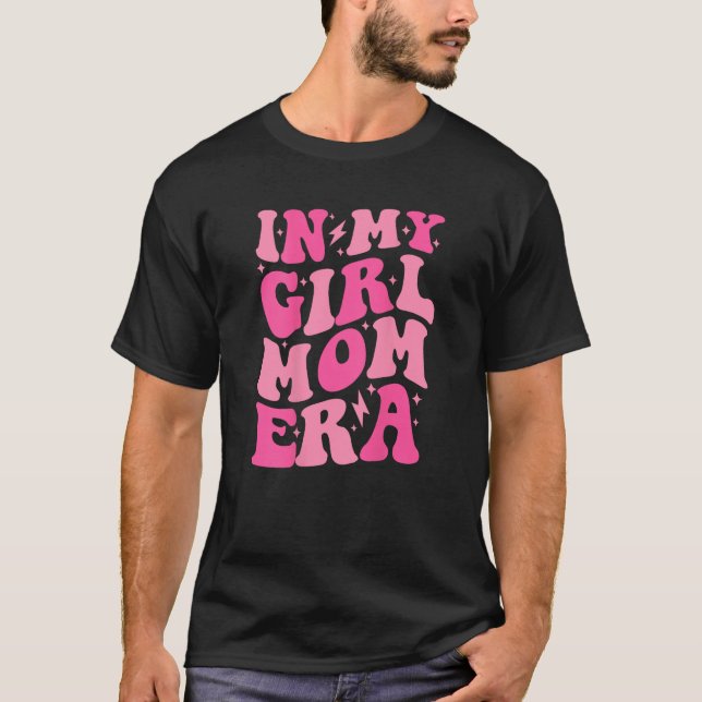 T-shirt Dans Ma Fille Maman Époque Mère Branchée De Fille  (Devant)