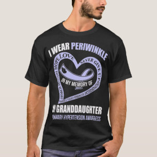 T-shirt Dans ma mémoire de ma petite-fille PULMONARY HYPER