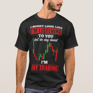 T-shirt Dans Ma Tête Im Jour Trader Stock Market