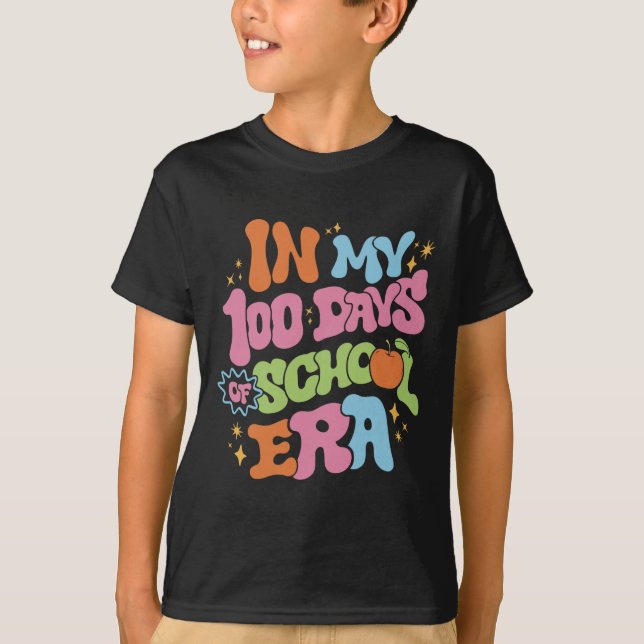 T-shirt Dans Mes 100 Jours De L'Ère Scolaire Enseignants E (Devant)