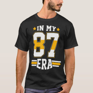 T-shirt Dans Mon 87Ème Ère Correspondant Football Américai