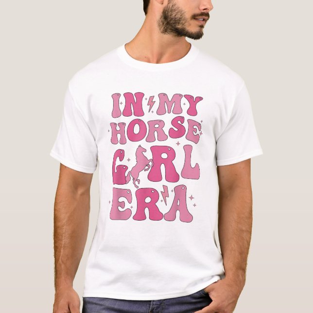 T-shirt Dans mon cheval fille ère cheval mignonne fille ch (Devant)