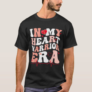 T-shirt Dans Mon Coeur Guerrier Époque Chd Coeur Maladie D