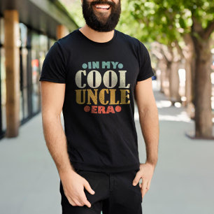 T-shirt Dans Mon Cool Oncle Era Retro Fête des pères Vinta
