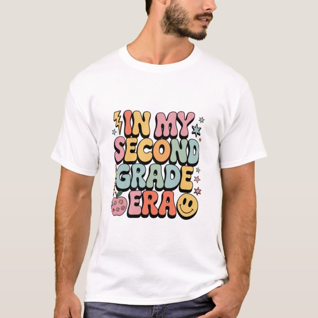 T-shirt Dans Mon deuxième année d'études 2e année d'enseig (Devant)