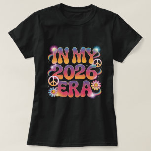 T-shirt Dans mon époque 2026 Chemise Rétro Groovy - Vintag