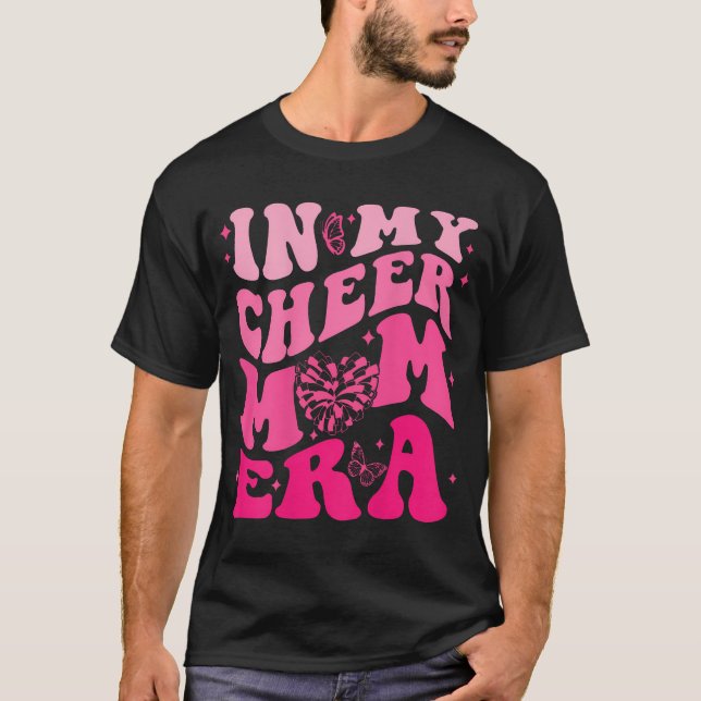 T-shirt Dans Mon Époque De Maman Cheer (À L'Arrière) (Devant)