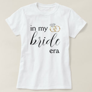 T-shirt Dans Mon Époque De Mariée Mariage Diamond Bachelor