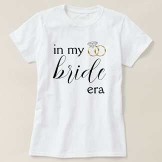T-shirt Dans Mon Époque De Mariée Mariage Diamond Bachelor