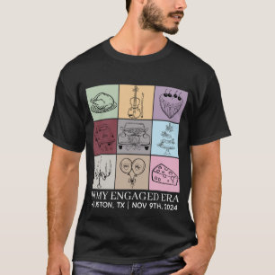T-shirt Dans mon ère fiancée Cadeau tendance, personnalisé