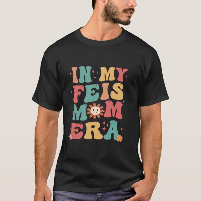T-shirt Dans Mon Feed Maman Era Drôle Feis Maman Irlandais (Devant)