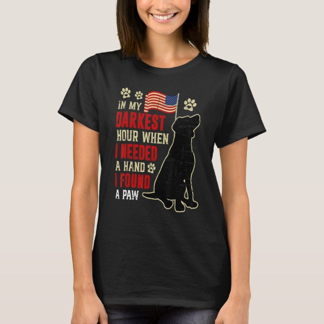 T-shirt Dans Mon Heure La Plus Sombre J'Ai Atteint Une Mai (Devant)