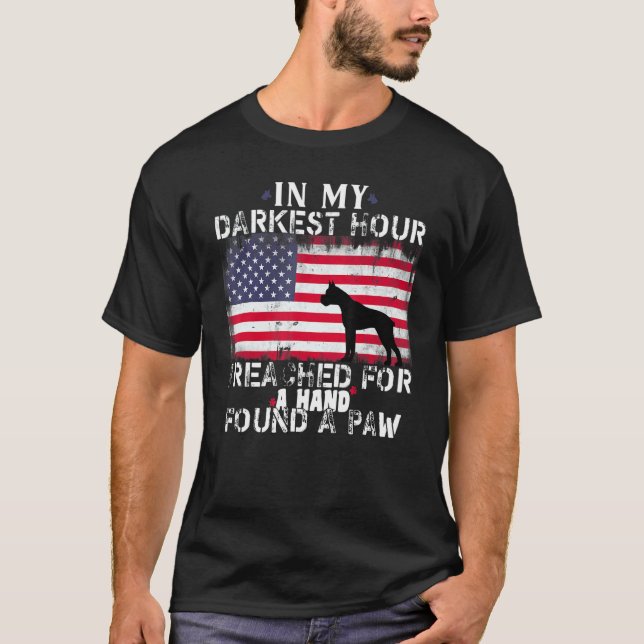 T-shirt Dans Mon Heure La Plus Sombre J'Ai Atteint Une Mai (Devant)