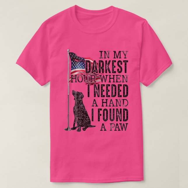 T-shirt Dans Mon Heure La Plus Sombre J'Ai Atteint Une Mai (Design devant)