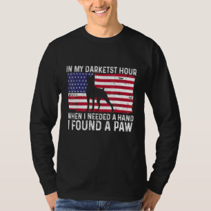 T-shirt Dans mon heure la plus sombre, j'ai tendu la main,