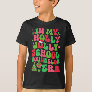 T-shirt Dans Mon Holly Xmas Jolly School Conseiller Era Ch
