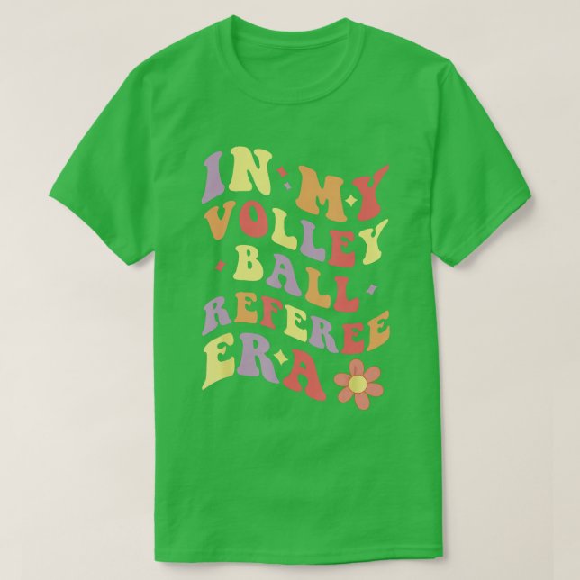 T-shirt Dans Mon Réf De Volleyball De L'Ère De Volleyball  (Design devant)